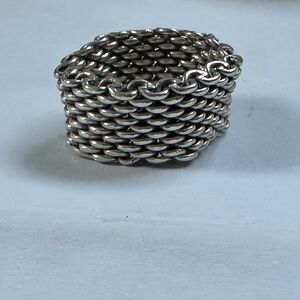 Tiffany and Co mesh ring
